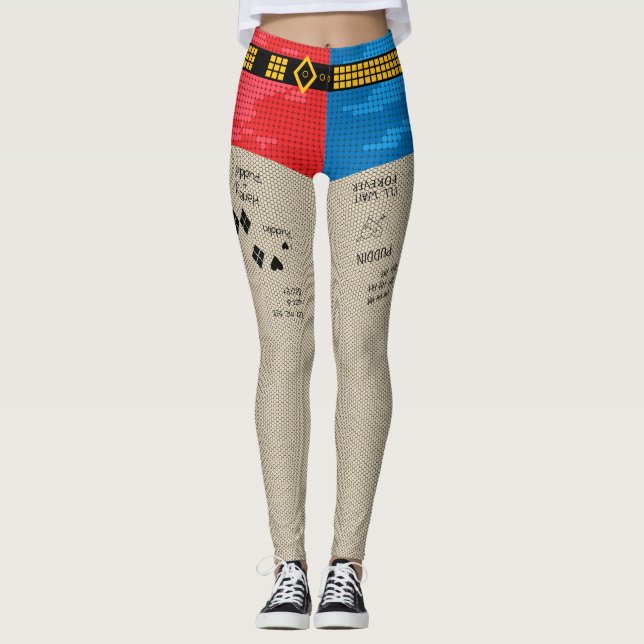 Suicide Squad | Harley Quinn Leggings (Front)