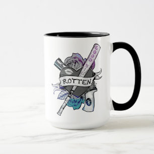 Suicide Squad   Harley Quinn "Rotten" Tattoo Art Mug