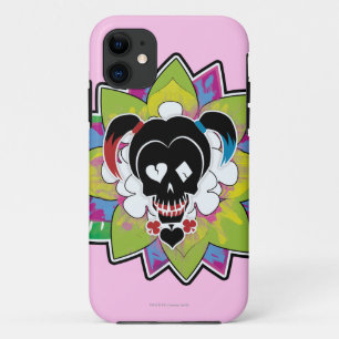 Suicide Squad   Harley Quinn Skull Tattoo Art iPhone 11 Case