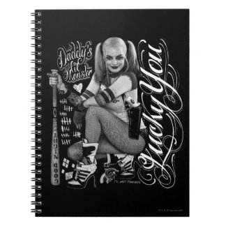 Suicide Squad | Harley Quinn Typography Photo Notebook
