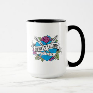 Suicide Squad   Harley Quinn's Tattoo Parlor Heart Mug
