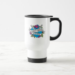 Suicide Squad Harley Quinn's Tattoo Parlor Heart Travel Mug