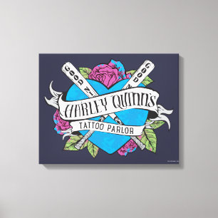 Suicide Squad   Harley Quinn's Tattoo Parlour Canvas Print