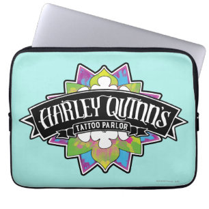 Suicide Squad   Harley Quinn's Tattoo Parlour Laptop Sleeve