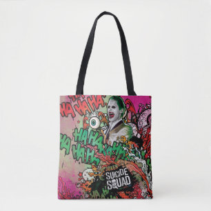 Suicide Squad Joker Character Graffiti Tote Bag