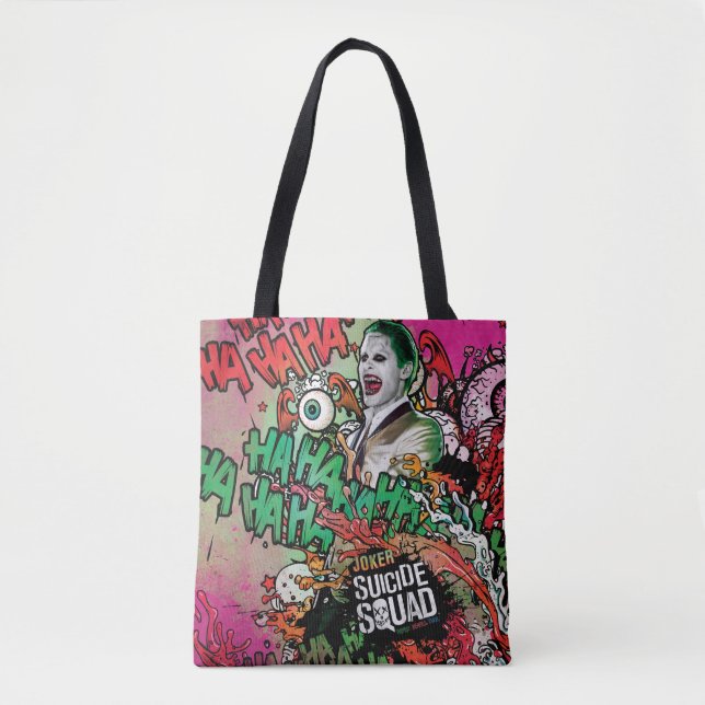 Suicide Squad | Joker Character Graffiti Tote Bag (Front)