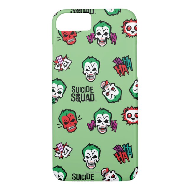 Suicide Squad | Joker Emoji Pattern Case-Mate iPhone Case (Back)