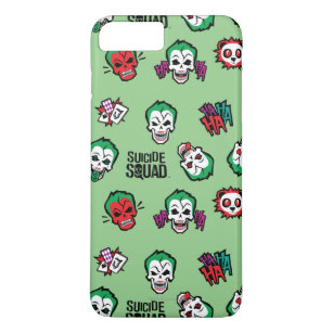 Suicide Squad   Joker Emoji Pattern iPhone 8 Plus/7 Plus Case