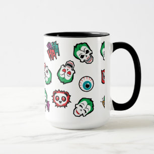 Suicide Squad   Joker Emoji Pattern Mug