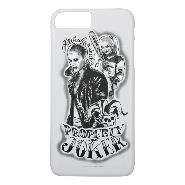 Suicide Squad | Joker & Harley Airbrush Tattoo Case-Mate iPhone Case (Back)