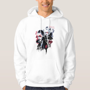 Suicide Squad Joker & Harley Painted Graffiti Hoodie