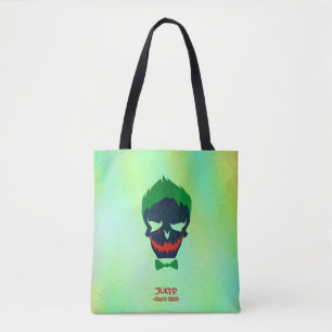 Suicide Squad   Joker Head Icon Tote Bag