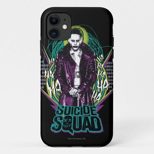 Suicide Squad | Joker Retro Rock Graphic Case-Mate iPhone Case (Back)