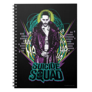 Suicide Squad   Joker Retro Rock Graphic Notebook