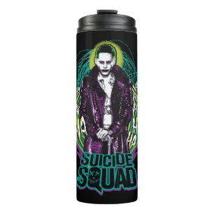Suicide Squad Joker Retro Rock Graphic Thermal Tumbler