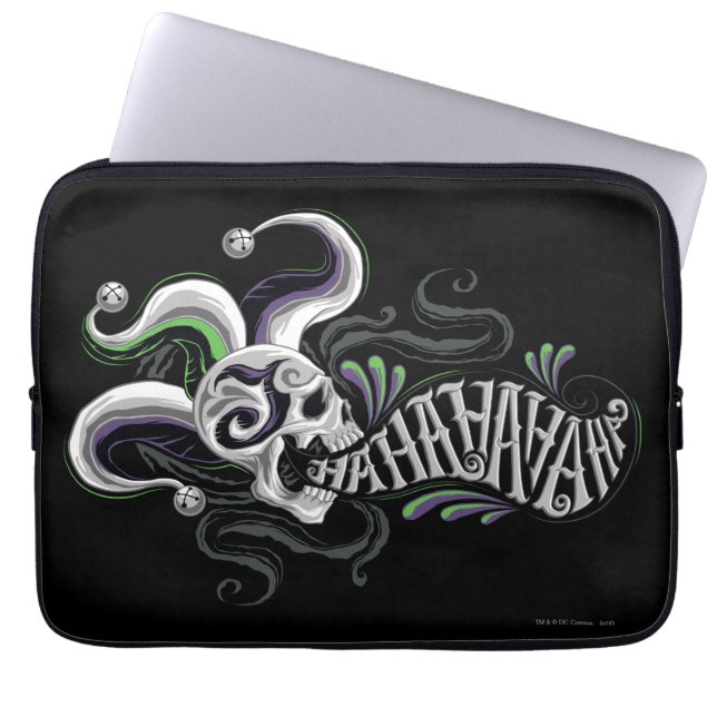 Suicide Squad | Joker Skull - Haha Laptop Sleeve (Front)