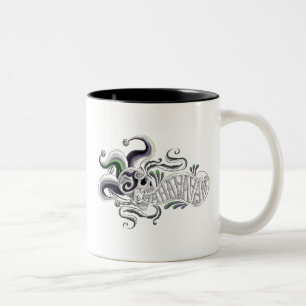 Suicide Squad Joker Skull - Haha Two-Tone Coffee Mug