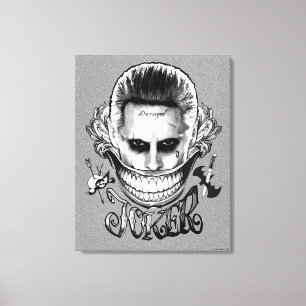 Suicide Squad   Joker Smile Canvas Print