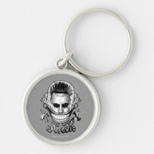 Suicide Squad Joker Smile Key Ring