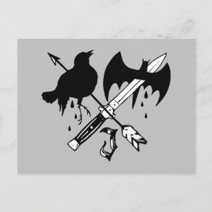 Suicide Squad   Joker Symbol Postcard