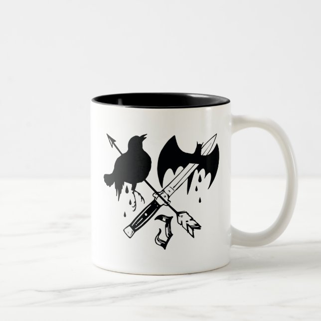 Suicide Squad | Joker Symbol Two-Tone Coffee Mug (Right)