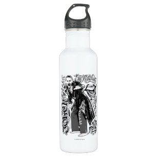 Suicide Squad   Joker Typography Photo 710 Ml Water Bottle