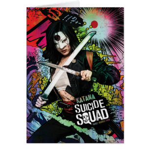 Suicide Squad Katana Character Graffiti