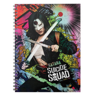 Suicide Squad   Katana Character Graffiti Notebook