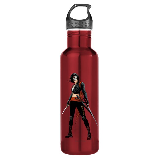 Suicide Squad | Katana Comic Book Art 710 Ml Water Bottle (Front)