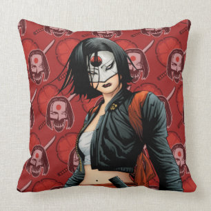 Suicide Squad Katana Comic Book Art Cushion