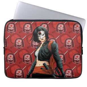 Suicide Squad   Katana Comic Book Art Laptop Sleeve