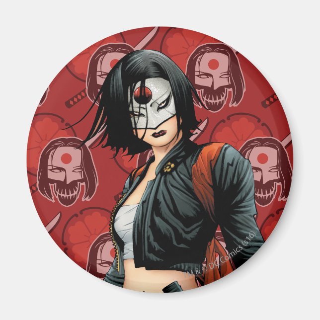 Suicide Squad | Katana Comic Book Art Magnet (Front)