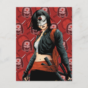 Suicide Squad   Katana Comic Book Art Postcard