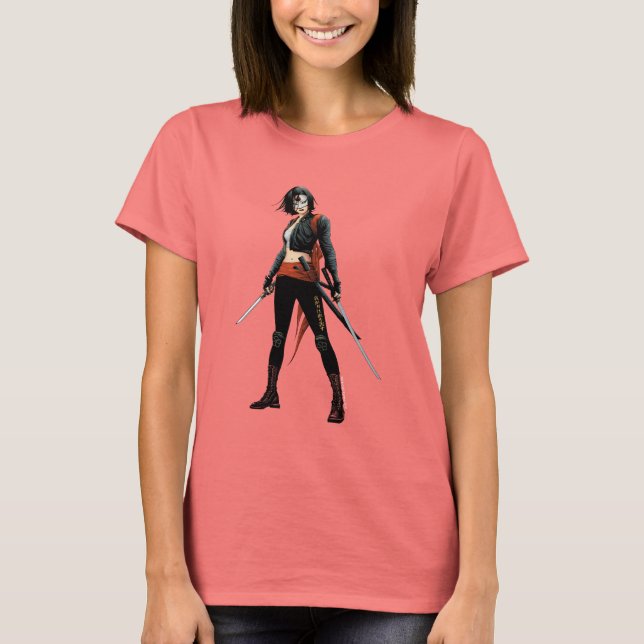 Suicide Squad | Katana Comic Book Art T-Shirt (Front)