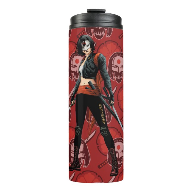 Suicide Squad | Katana Comic Book Art Thermal Tumbler (Front)