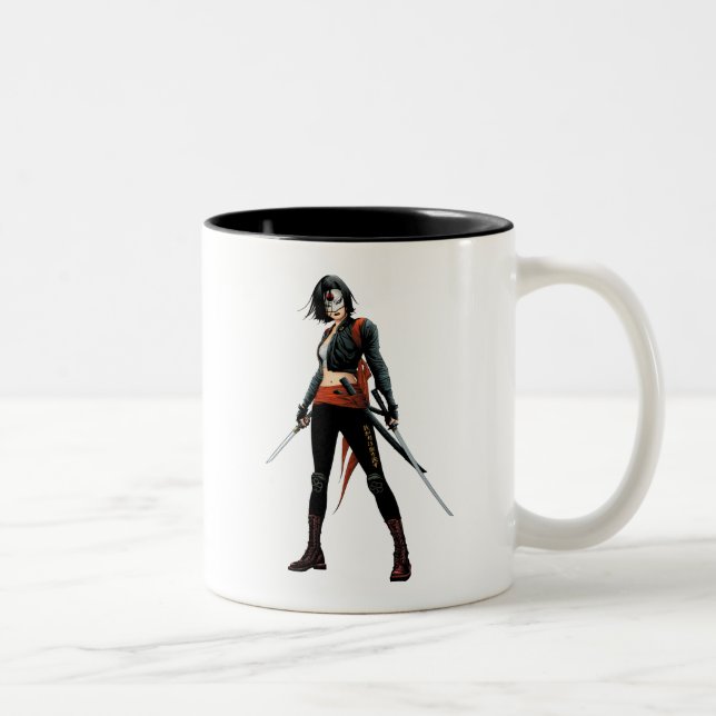 Suicide Squad | Katana Comic Book Art Two-Tone Coffee Mug (Right)