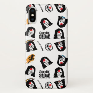 Suicide Squad   Katana Emoji Pattern iPhone X Case