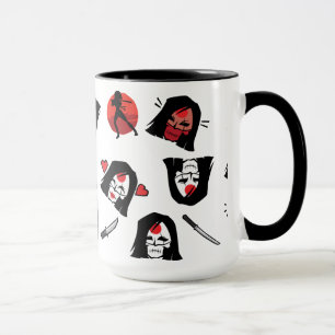 Suicide Squad   Katana Emoji Pattern Mug