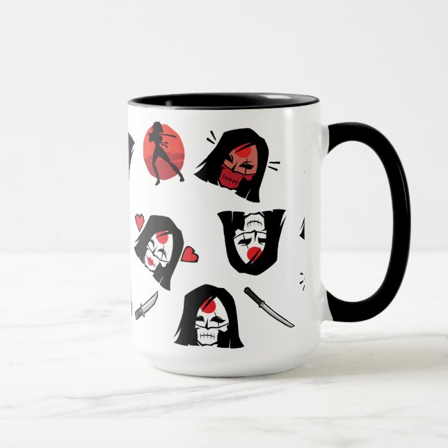 Suicide Squad | Katana Emoji Pattern Mug (Right)