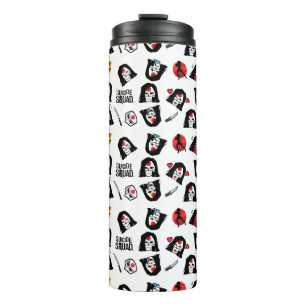 Suicide Squad   Katana Emoji Pattern Thermal Tumbler