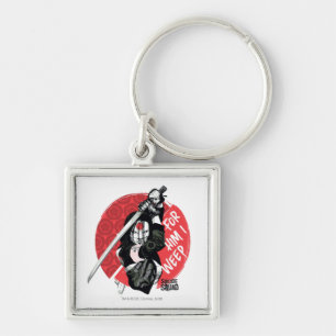 Suicide Squad   Katana "For Him I Weep" Key Ring