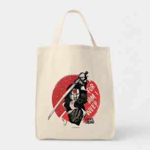 Suicide Squad   Katana "For Him I Weep" Tote Bag