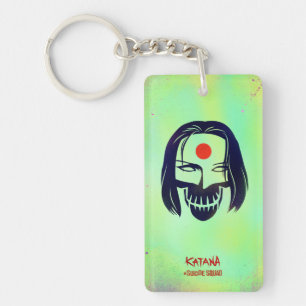 Suicide Squad   Katana Head Icon Key Ring