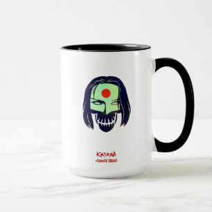 Suicide Squad   Katana Head Icon Mug