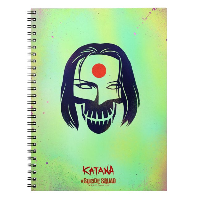 Suicide Squad | Katana Head Icon Notebook (Front)