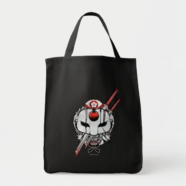 Suicide Squad | Katana Mask & Swords Tattoo Art Tote Bag (Front)