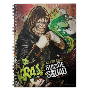 Suicide Squad   Killer Croc Character Graffiti Notebook