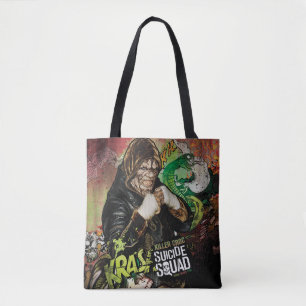 Suicide Squad   Killer Croc Character Graffiti Tote Bag