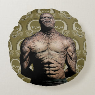 Suicide Squad   Killer Croc Comic Book Art Round Cushion