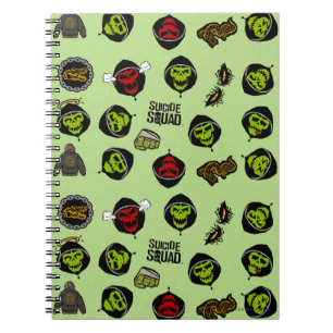 Suicide Squad   Killer Croc Emoji Pattern Notebook